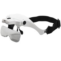Lunettes A Loupe - 5 Grossissements - Avec Lampe Led