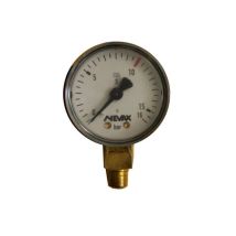 Nevax – Druckminderer Sauerstoffmanometer D.50 – 16 bar – max. Druck 16 bar, Anschluss 1/2 Zoll