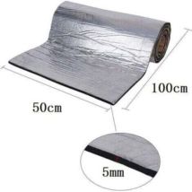 Alliandistapis D’isolation Acoustique Pour Voitures, 10mm Mousse Insonorisante Insonorisation Phonique, Étanche Isolation Acoustique De Bruit Et 