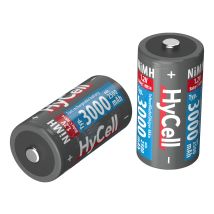 HYCELL Baby C Akku 3000 mAh – NiMH – 1,2 V – Ø 25,6 mm x 50 mm – 2 Stück