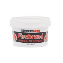 Hotspot – Fortafix Fire Cement – Black – 500g – High Temperature Resistance up to 1400°C – Ideal for Firebricks, Stoves, Fireplaces