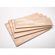 Massivholzplatte Buche 240 x 60 cm 18 mm – FSC -zertifiziert – Innenbereich – geschliffen – Sortierung BB