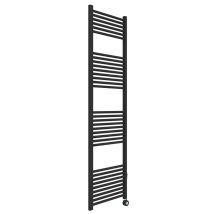 Calentador De Toallas Eléctrico Programable De 180 X 50 Cm En Negro Mate Para Montaje En Pared Ercos Elettra Asopsd490005001800 Negro Mate
