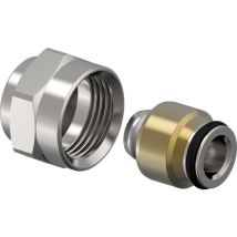 Uponor Uni-C Verschraubung MLC 16x1/2" FT – Messing – Dichtung: Gummi – Gewindemaß: 1/2 Zoll – Rohraußendurchmesser: 16 mm