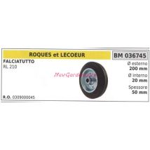 Roue ROQUES ET LECOEUR – 036745 – Roue de coupe RL 210 – Caractétistique de la roue, Largeur