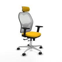 Chaise De Bureau Piqueras Y Crespo Jorquera Noir Mousse Haute Qualité