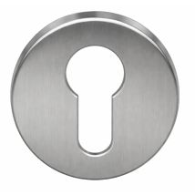 Rosetas De Puerta Eurowale In120 Acero Inoxidable Cepillado 8 Mm