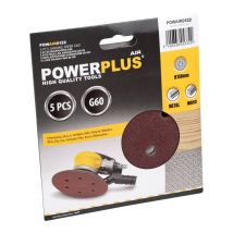 Papel De Lija Varo Powair0122 150 Mm Grueso 5 Unidades