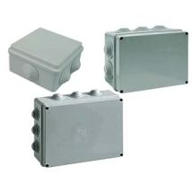 Scatola Stagna Con Coperchio E Passacavi- - Mm.100x100x50 6 Passacavi (005) Ip65 - 5 Pezzi Marlanvil
