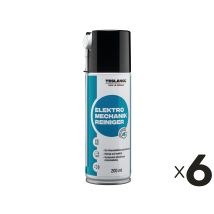 26017 Elektro-mechanik-reinigerspray, 200 Ml, 6 Stück - Teslanol