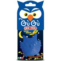Mr. GùGù – Lufterfrischer Ozeanbrise – Eule für Rückspiegel – Duft bis zu 4 Wochen – Blau