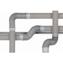 Raccordo Di Scarico Multicoude Ceta Da L.270 A 650mm Ø93-100mm Maschio-femmina - 211-multicoude