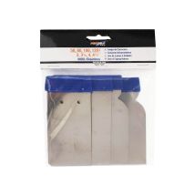 13085 - Set Di Spatole Da Carrozzeria, In Acciaio Inox, 4 Pezzi, Blu - Pentrilo