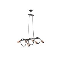 Lampada A Sospensione Stile Contemporaneo Con 6 Punti Luce Derbent Mdl3938