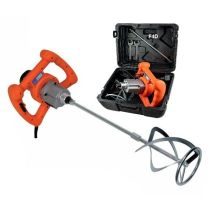 Vitrex - 240v 1400w Cement Plaster Mortar Paint Mixer Mixing Paddle Mix1400 & Case