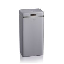 Swan - Swka4500grn Retro Poubelle À Ouverture Automatique Avec Capteur, Métal, 45 Litres, Vintage Gris