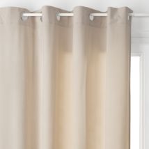 Univers Decor - Möbelvorhang Lilou Samteffekt 140 X 260 Cm Atmosphera - 1 Panel - Taupe - Taupe