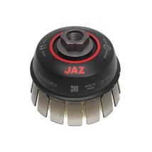Cepillo amoladora latonado 125 mm – Espesor 0,30 mm – Velocidad máxima 8500 rpm – Compatible con amoladoras angulares