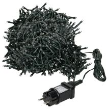 Ecd Germany Guirlande Lumineuse Led, Cluster Multicolore De Noël, 36m, 1800 Led, Multifonction 8 Modes, Avec Minuterie, Éclairage Intérieur/extérieur,