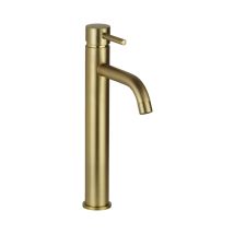 Pollini Acqua Design - Waschtischmischer Mit Hohem Auslauf In Gebürstetem Gold Pollini Jessy Mxlhmcmmcos Gebürstetes Gold