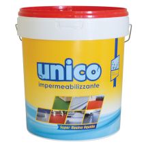 Icobit - Unico, Super Resina Liquida Impermeabilizzante, Rosso, 5 Kg