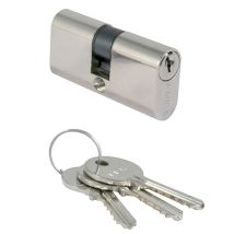 Tesa Assa Abloy - Ovaler Zylinder Tesa 5220 /54, Messingplattiert