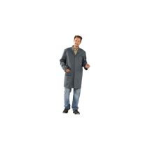 Abrigo profesional gris 100% algodón – Tamaño 50 – 290 g/m²