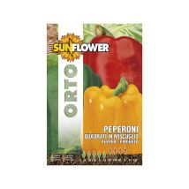 Semillas de hortalizas – Pimientos amarillos y rojos de Asti – 1,5 g – Forma cuadrada