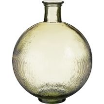 Mica Decorations - Mica Flasche Firenza Hellbraun Recyeltes Glas Ø 34 X 42 Cm Vase