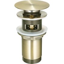 Tappo Per Lavabo O Bidet Con Manicotto - Universale In Ottone Nhc M10u