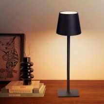 Wiederaufladbare, Kabellose Tischleuchte (4000 Mah) – 3 Lichtfarben – Augenschutz – Minimalistisches Design Für Büro Und Terrasse
