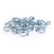 Aroz - Assortimento Di Collari In Acciaio, Larghezza 9 Mm, Serraggio Ø10/40 (40 Pezzi)