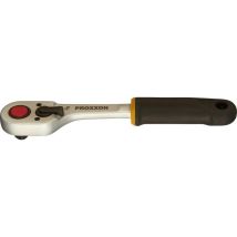 Proxxon – Chiave a Cricchetto 3/8" in Acciaio Cromo Vanadio – Finitura Cromo Opaco e Nichel – 72 Denti – Angolo di Oscillazione 5°