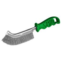 Cepillo convexo de acero inoxidable 245 mm – Ideal para eliminar óxido y pintura – Mango ergonómico – Resistente a la corrosión