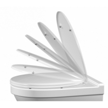 Charnières de siège WC FORMAT pergamon – Abattant adulte pour WC – Matériau : Plastique de haute qualité – Couleur : Pergamon