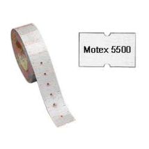 Markin Etichette Rimovibili Motex Bianche, Confezione Da 20 Rotoli