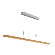 Led Suspension À Intensité Variable 'nora' En Bois Pour Salon & Salle À Manger