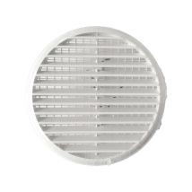 First Plast - Griglia Aerazione Extra Universale Con Molla E Rete In Abs Bianco Cm 8 12,5