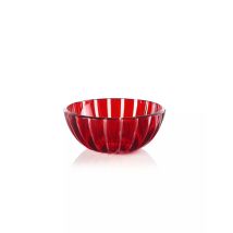 Contenedor de cuello alto rojo – 3000 cc – Plástico reciclable – Ideal para ensaladas y postres – Guzzini