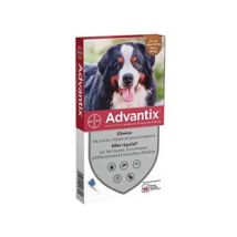 Advantix Pour Chiens De 40 À 60 Kg Spot-on Anti-puces, Anti-tiques Et Anti-moustiques Bayer - Pack 4 Pipettes