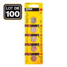 100 Piles Bouton Cr2016 3v 75mah Lithium Kodak