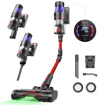 Ultenic U16 Flex Cordless Vacuum Cleaner With 45000pa, Bendable Easyreach Wand, 60 Min Runtime, Hang-and-charge Stick Vacuum Cleaner, Tangle-free 