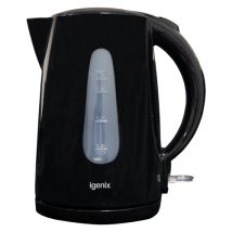 Igenix - Cordless Jug Kettle, 1.7 Litre, 3000w, Black - Ig7205 - Black