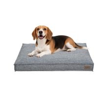 Unho - Coussin Pour Chien Orthopédique - Housse En Lin Aéré Déhoussable Et Lavable - Rembourrage En Mousse Haute Résilience - Confort Optimal Pour 