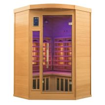 France Sauna - Infrarotsauna 2-sitzer Apollon 120 X 120 X 190 Cm Infrarotkabine