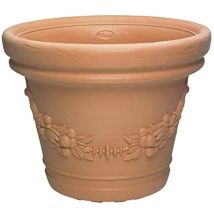 Vase Gdm Eilos En Résine Martino Ø42xh33 Cm Coral - Coral