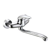 Dp Griferia - Gc-0016 Rubinetto Da Parete Basso, Argento