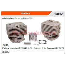 Débroussailleuse 328 – Cylindre de piston complet R172542 – Accessoire pour débroussailleuse – TANAKA