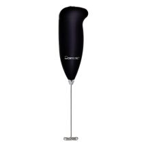 Clatronic Milchaufschäumer MS 3089 – Schwarz – Batteriebetrieben – Edelstahl-Schaumschläger