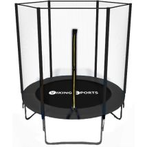 Trampolín - 183 Cm - Con Red De Seguridad - Negro